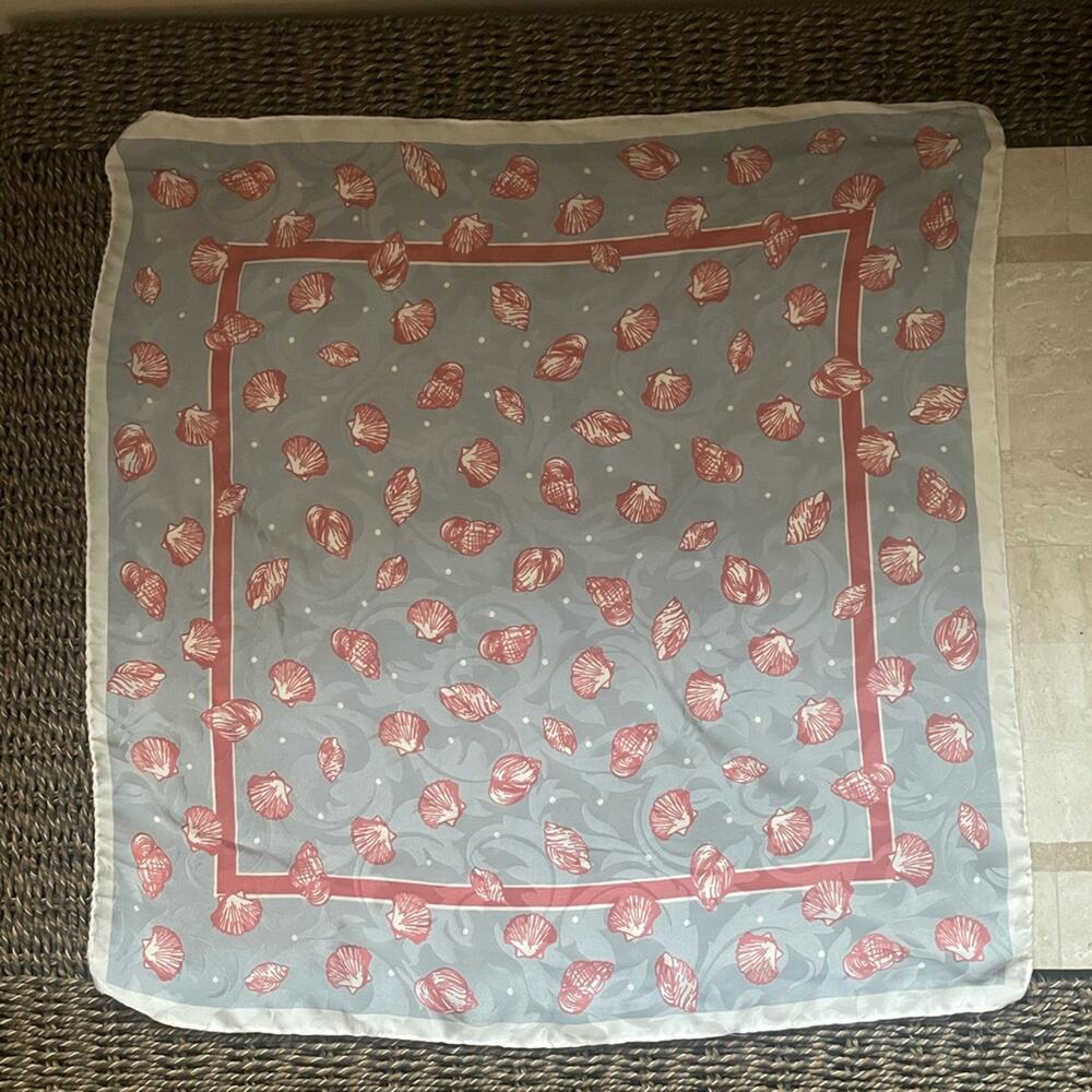 Silk scarf 19” square made in Italy